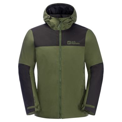 Jack Wolfskin Winter Jacket Jasper 2022 (waterproof, windproof, breathable) green Men